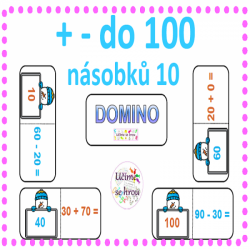 + - do 100 násobků 10 - domino