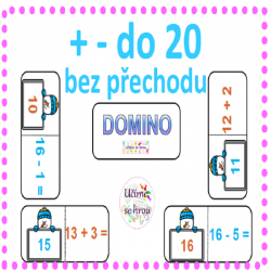 + - do 20 bez přechodu - domino