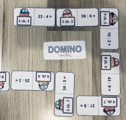 Dělení se zbytkem - domino