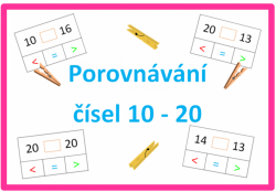 10 - 20 - Porovnávání čísel 