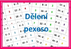 Dělení - pexeso