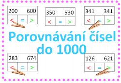 Porovnávání čísel  do 1000