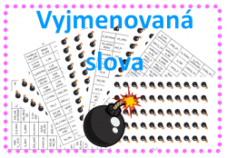 Vyjmenovaná slova - HRA BOMBA