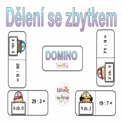 Dělení se zbytkem - domino