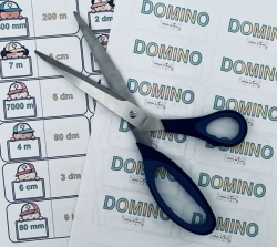 Jednotky délky - domino