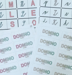 Abeceda - písmena - domino