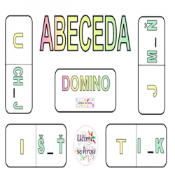 Abeceda - domino - písmena