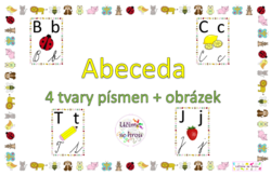 Abeceda - výzdoba třídy  - zvířátka rámeček