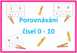 Porovnávání čísel 0 - 10 