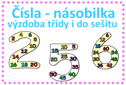 Čísla - násobilka