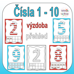 Čísla 1 - 10 námořníci