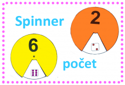 Čísla 1 - 10 - spinner - počet prvků
