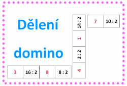 Dělení - domino