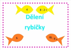 Dělení - rybičky 