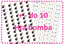 + - do 10 - hra bomba