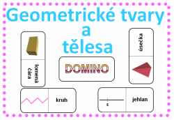 Geometrické tvary a tělesa - Domino