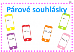 Párové souhlásky - mobil