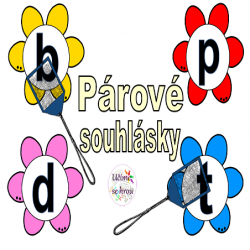 Párové souhlásky - kytičky