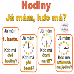 Hodiny, čas - Já mám, kdo má? 