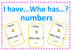 Numbers - I have, who has?