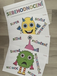 Sebehodnocení -příšerky - na šířku