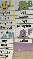 Vyjmenovaná slova -  příšerky - výzdoba třídy