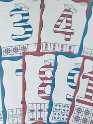Čísla 1 - 10 námořníci