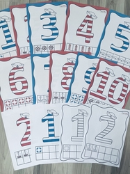 Čísla 1 - 10 námořníci