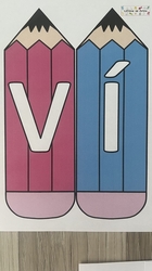 Uvítací nadpisy - tužky, pastelky