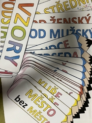 Vzory podstatných jmen - přehled, výzdoba - tužky