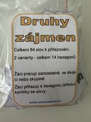 Zájmena - druhy - hexagon