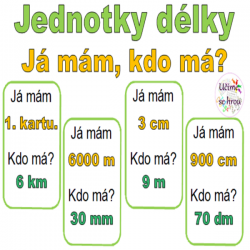 Jednotky Délky - Já mám, kdo má? 