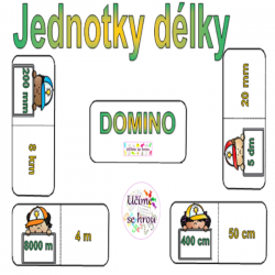 Jednotky délky - domino