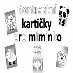 Kontrastní kartičky - černobílé