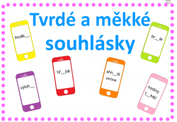 Tvrdé a měkké souhlásky - mobil