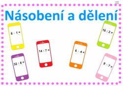 Násobení a dělení - mobil