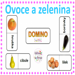 Ovoce a zelenina - domino