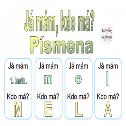 Písmena - Já mám, kdo má?