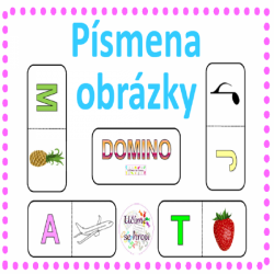 Počáteční písmeno + obrázek - domino