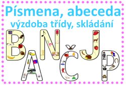 Abeceda s obrázky - písmena