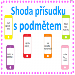 Shoda přísudku s podmětem - mobil