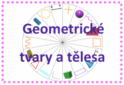 Geometrické tvary a tělesa - spinner