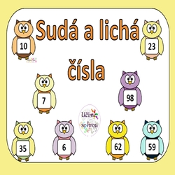 Sudá a lichá čísla - sovičky