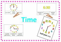 Hodiny - time - telling the time - 