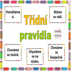 Třídní pravidla - výzdoba třídy 