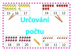 Určování počtu 10 - 20 