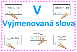 Vyjmenovaná slova po V - kolíčkové karty - kopie