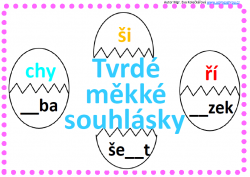 Tvrdé a měkké souhlásky - vajíčka