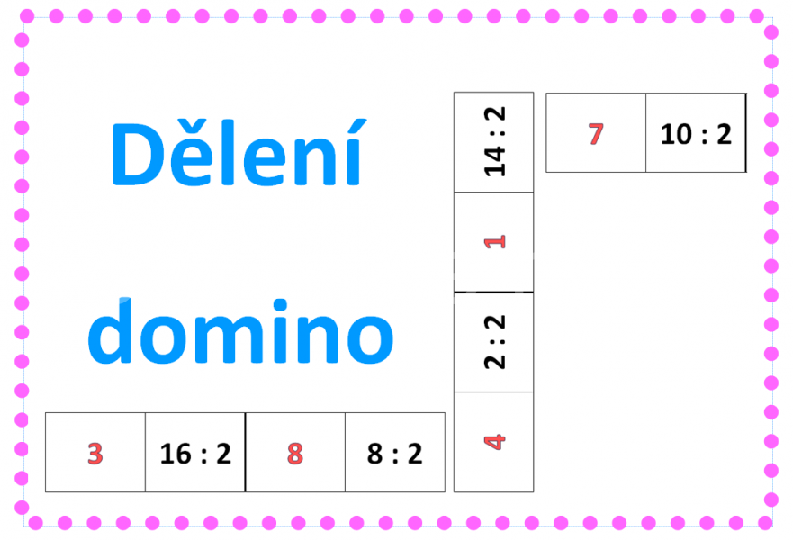 Dělení - domino